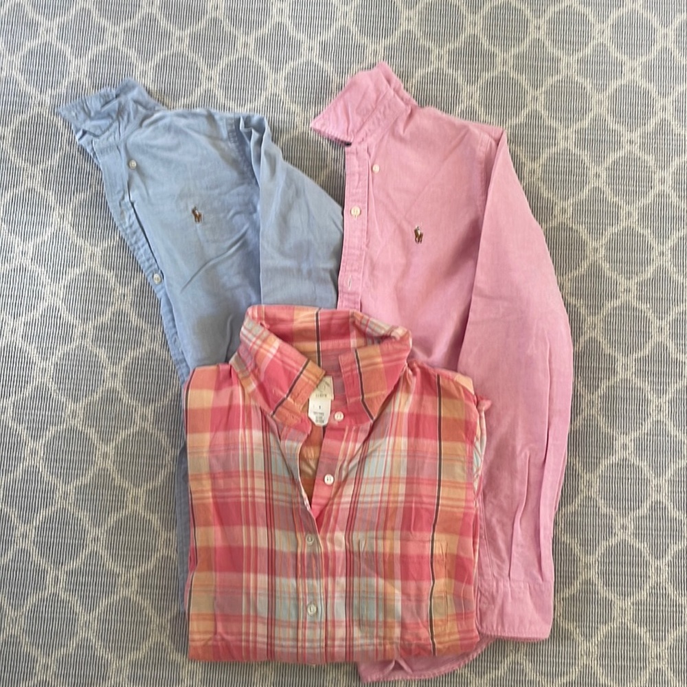 EUC Button Down Shirt Lot! Preppy Summer Chic